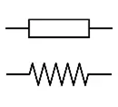 Gambar 1: Simbol Resistor